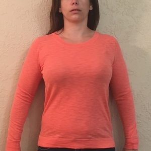 J. Crew orange sweater